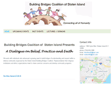 Tablet Screenshot of buildingbridgessi.com